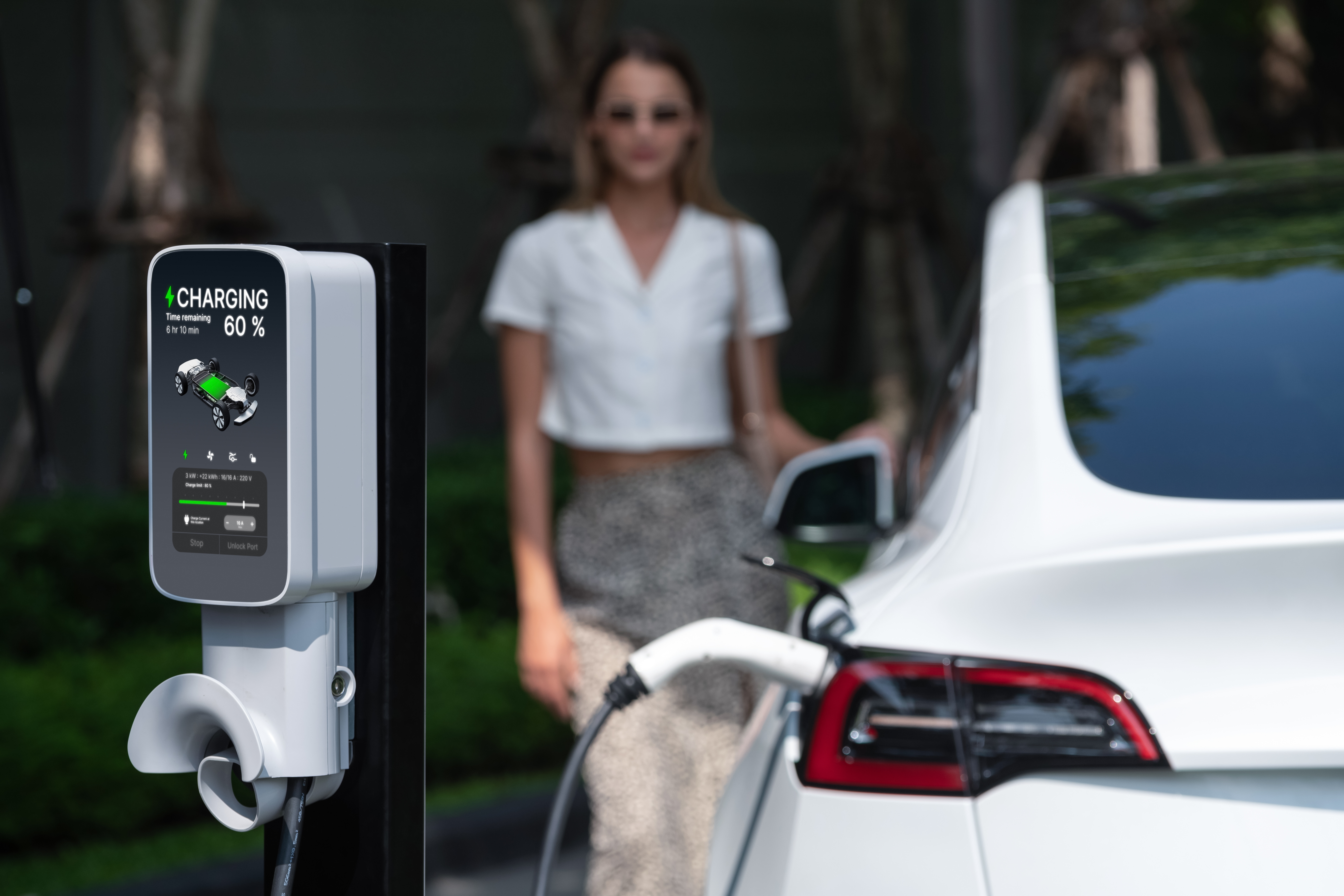 Shopping Center EV Chargers